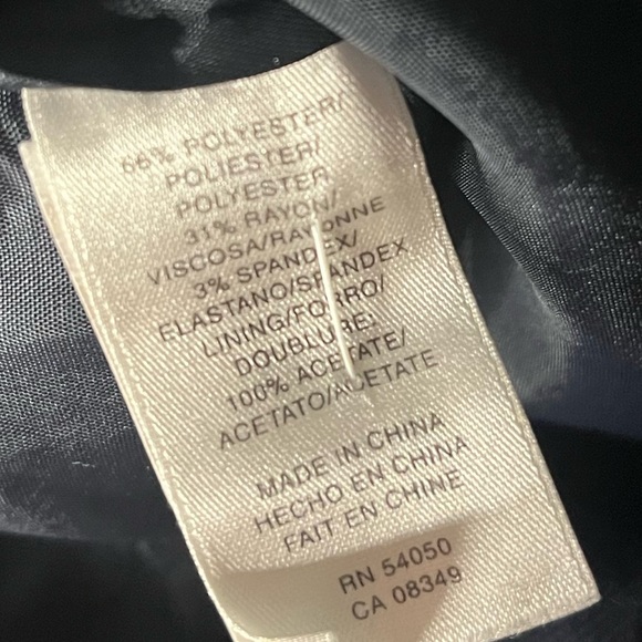 Jones New York Women’s Stretch Blue Tailored Blazer - Picture 7 of 7